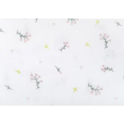 Doomoo Lot de 3 langes gaze de coton Lovely Flower Pink