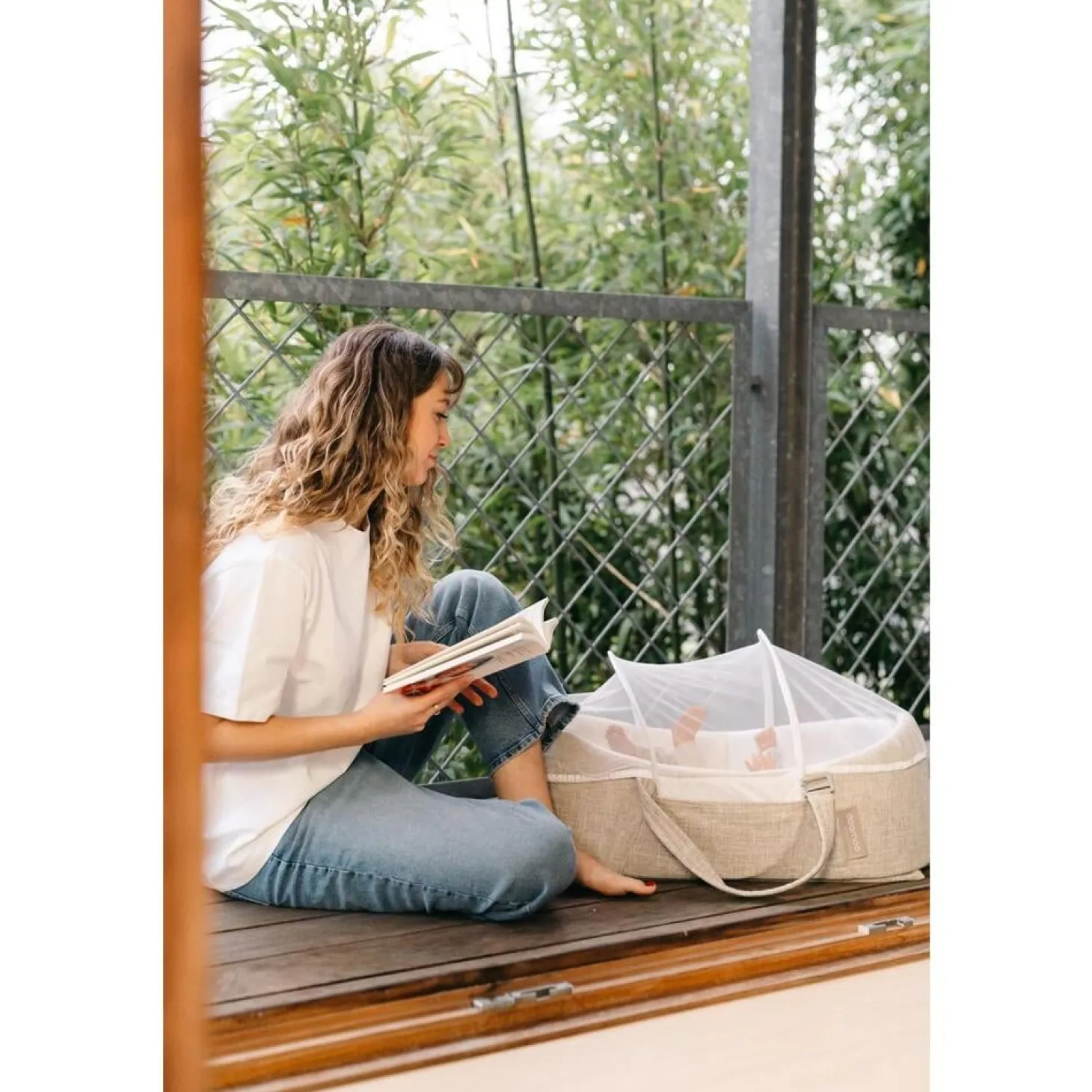 Doomoo Moustiquaire Nest'n go Blanc