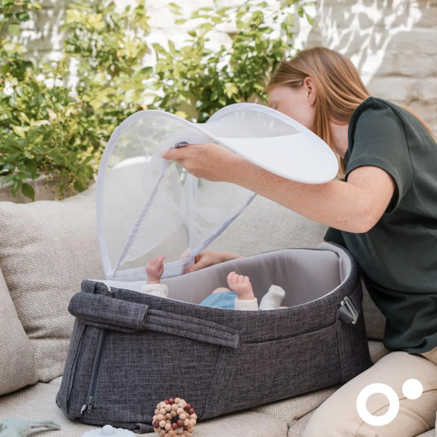 Doomoo Moustiquaire Nest'n go Blanc