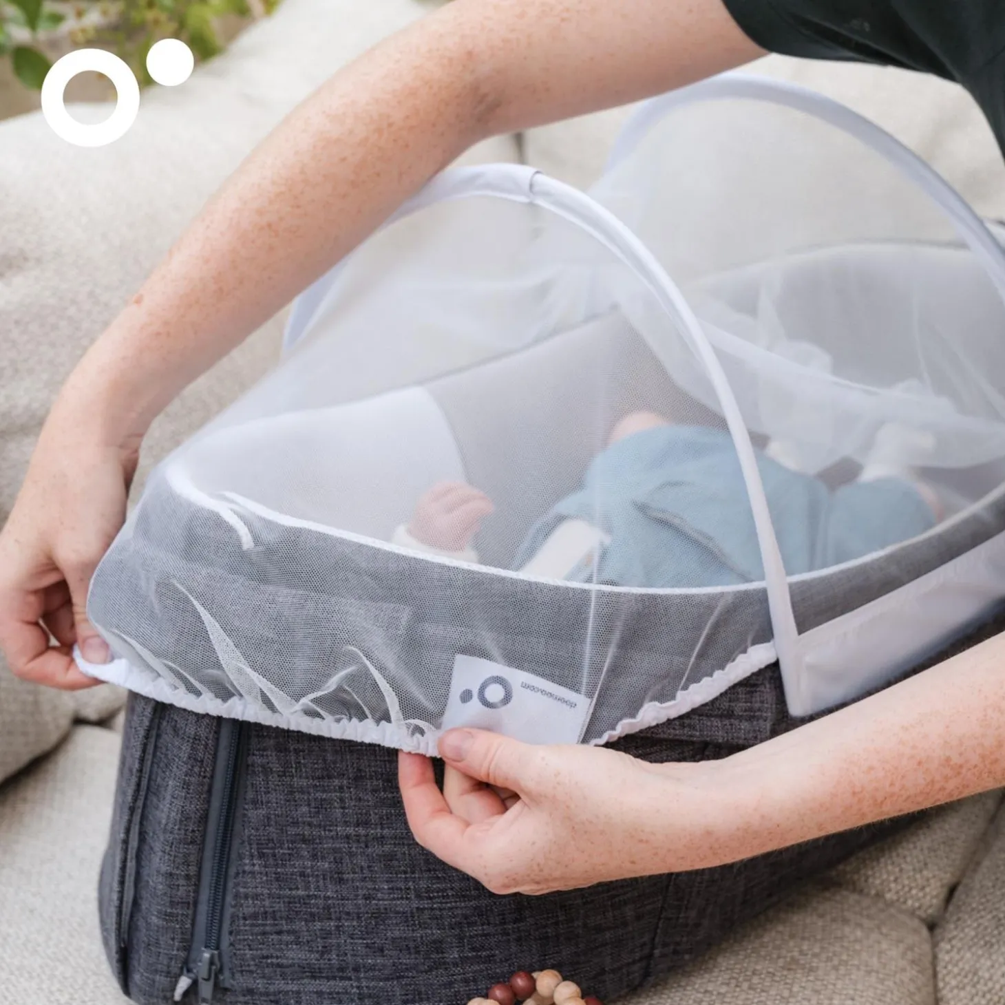 Doomoo Moustiquaire Nest'n go Blanc