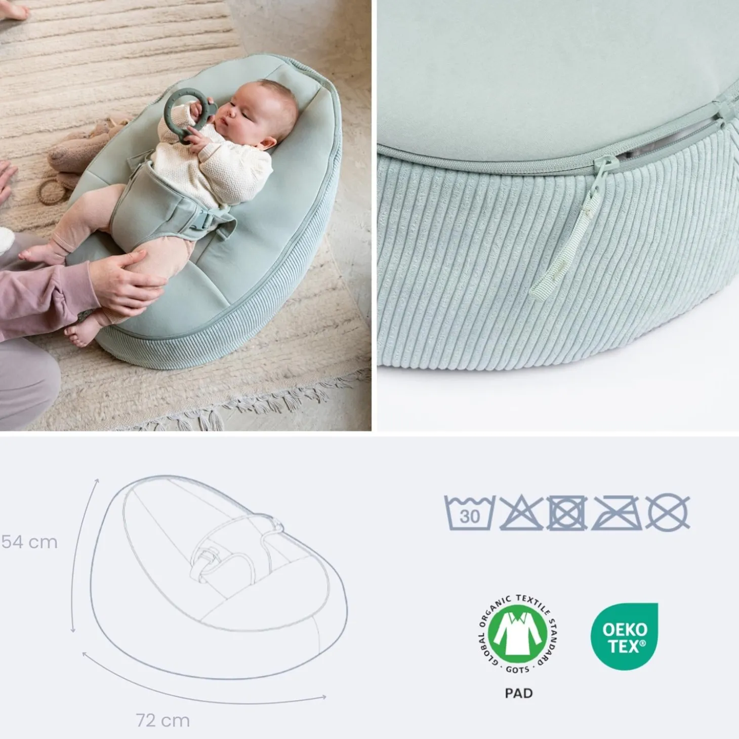 Doomoo Transat seat'n grow Vert