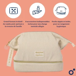 Doomoo                    Trousse de Maternité Mommy Vanity    Sand