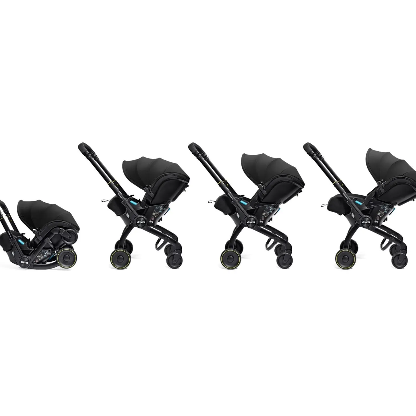 Doona Siège auto poussette 2en1 Doona X Nitro Black