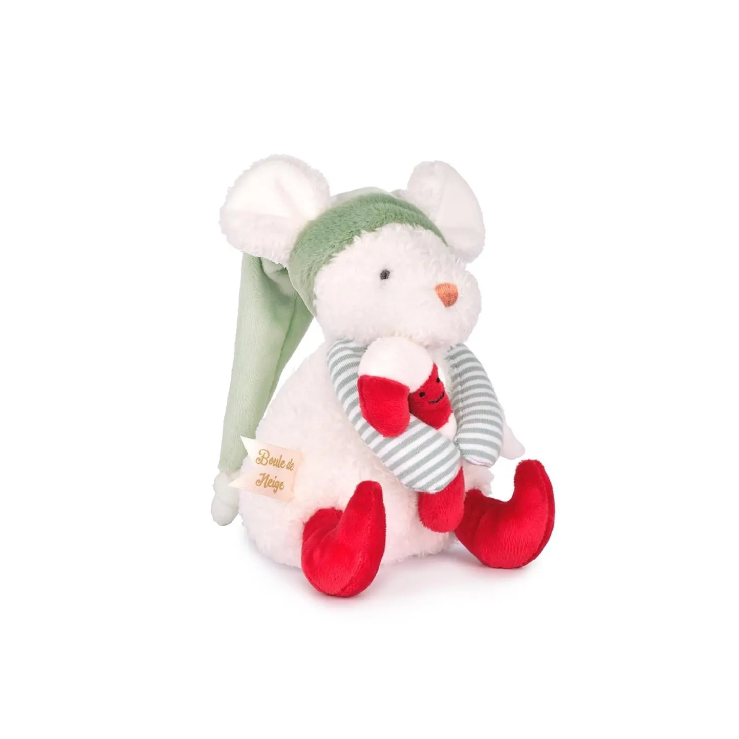Doudou & Compagnie Assortiment de 6 peluches Les Souris Boules de Neige Multicolore