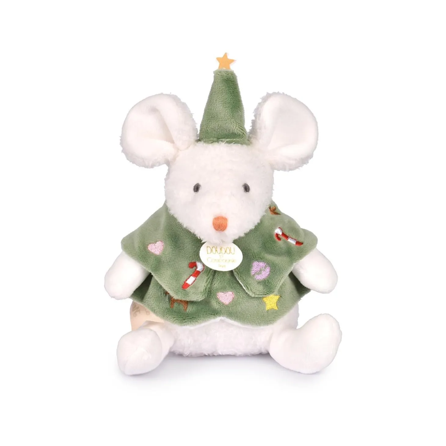 Doudou & Compagnie Assortiment de 6 peluches Les Souris Boules de Neige Multicolore