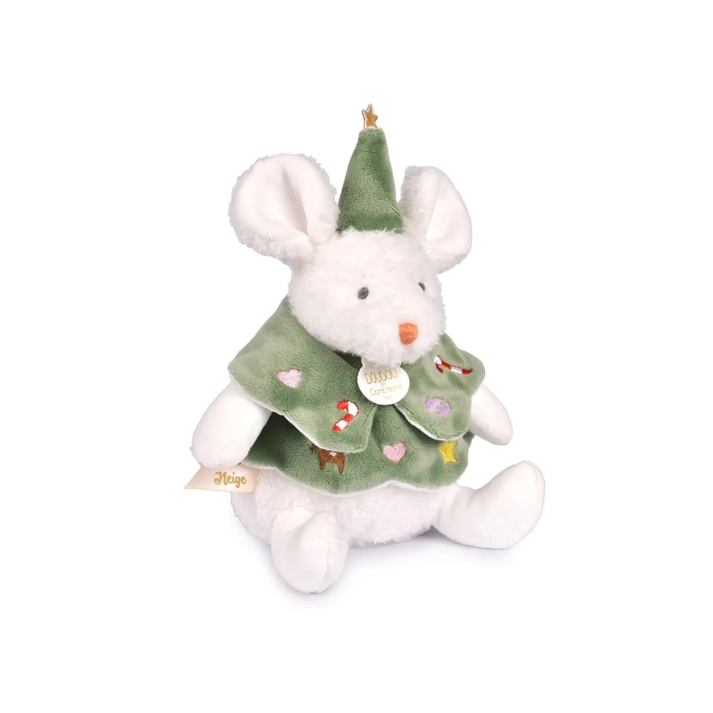 Doudou & Compagnie Assortiment de 6 peluches Les Souris Boules de Neige Multicolore