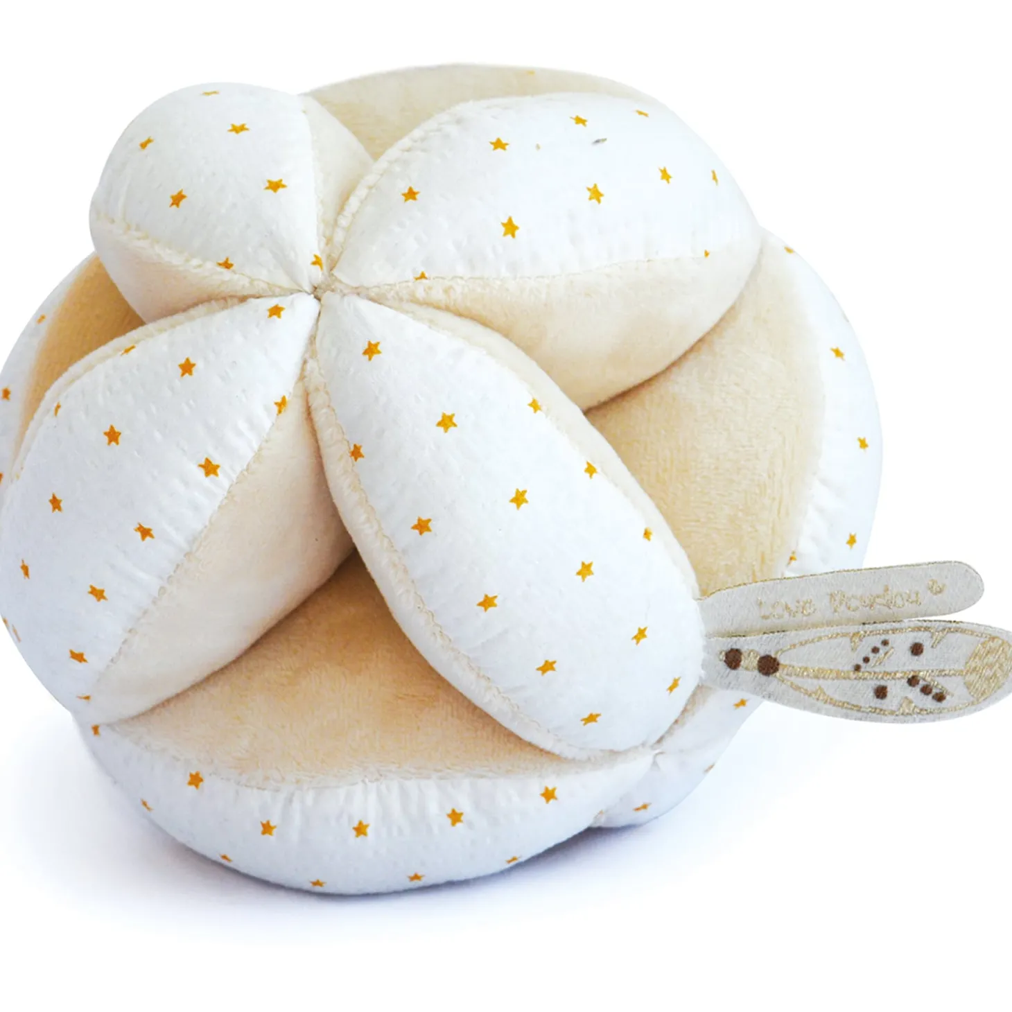 Doudou & Compagnie Balle de préhension avec hochet