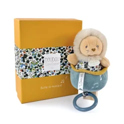Doudou & Compagnie Boite à musique Boh'Aime Lion 20 cm