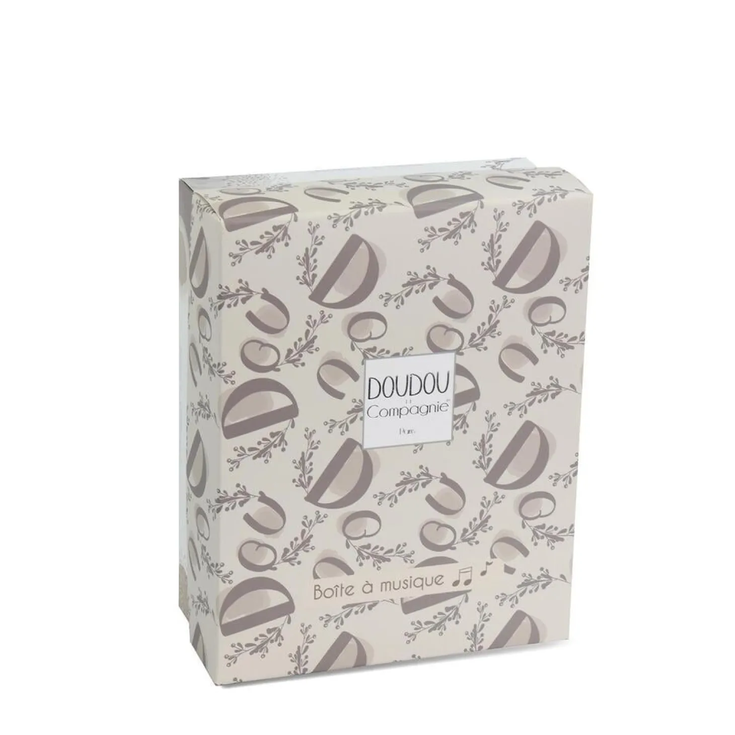 Doudou & Compagnie Boite à musique Lapin Doudou Beige 20 cm