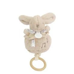 Doudou & Compagnie Boite à musique Lapin Doudou Beige 20 cm