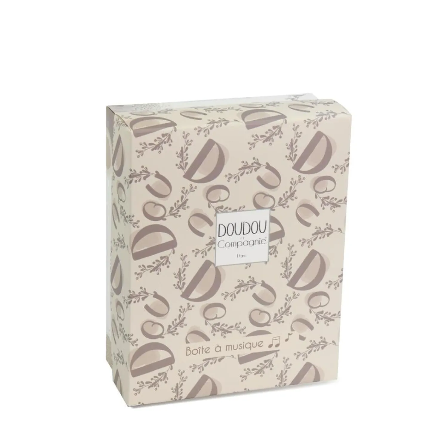 Doudou & Compagnie Boite à musique Lapin Doudou Beige 20 cm