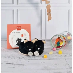 Doudou & Compagnie Chaussons Chat Noir 0-6 mois
