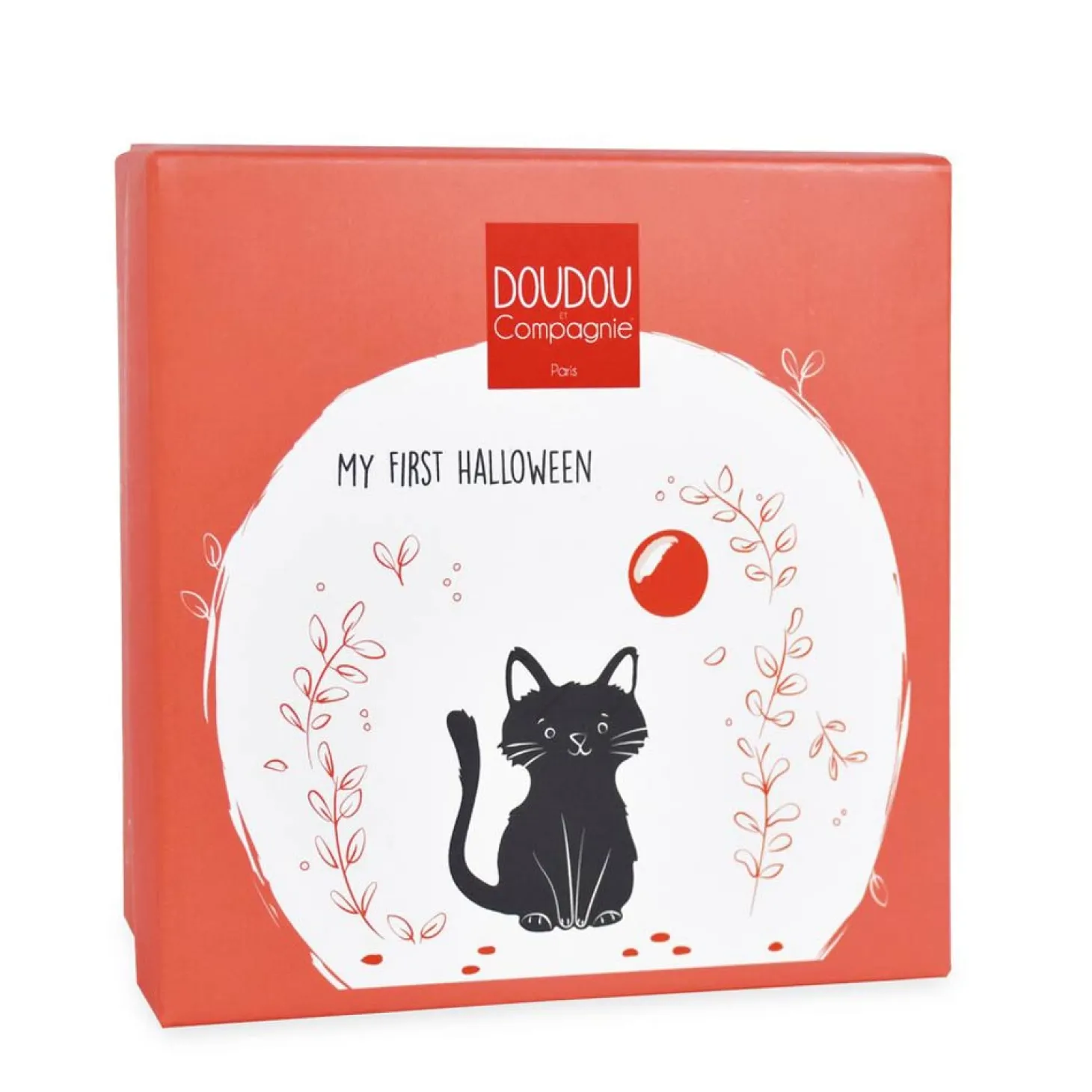 Doudou & Compagnie Chaussons Chat Noir 0-6 mois