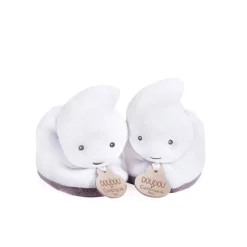 Doudou & Compagnie Chaussons Fantôme Blanc 0-6 mois