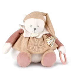 Doudou & Compagnie                    Doudou 25 ans ours pantin d'activités    Rose            30 cm