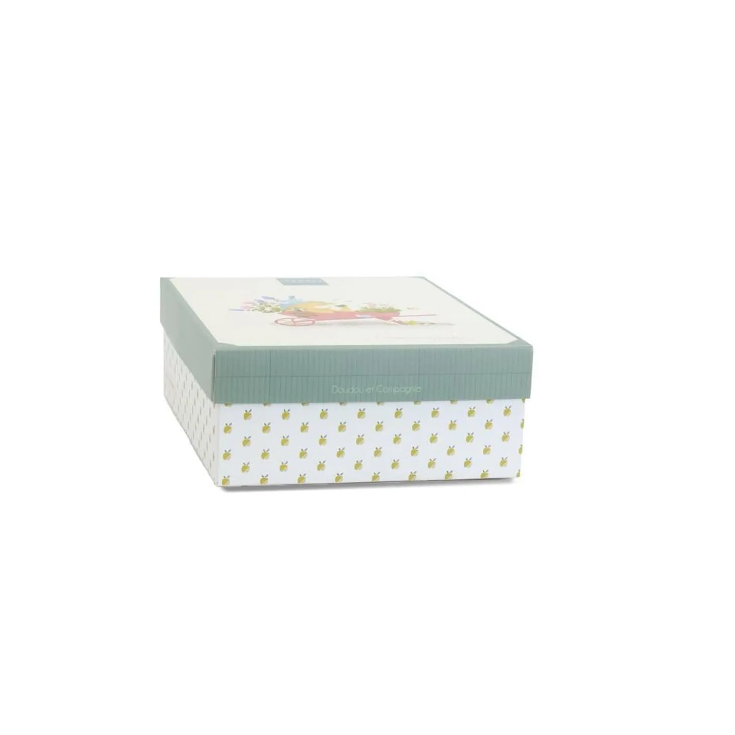 Doudou & Compagnie Doudou attache-sucette Aneth La vache Multicolore 19 cm