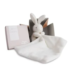 Doudou & Compagnie                    Doudou avec mouchoir boîte Lapin