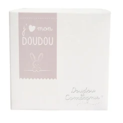Doudou & Compagnie                    Doudou avec mouchoir boîte Lapin