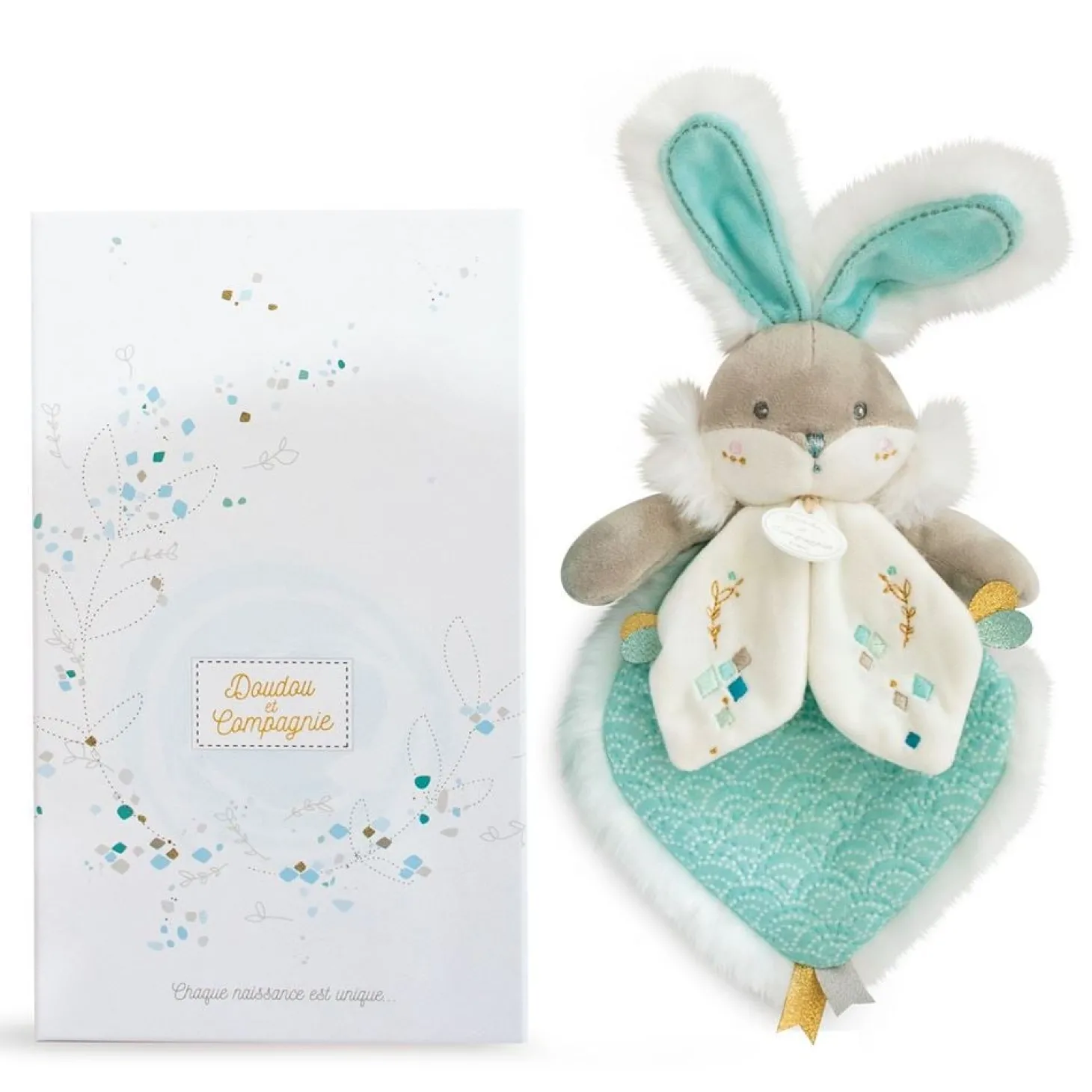 Doudou & Compagnie Doudou Lapin de sucre 24 cm