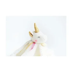 Doudou & Compagnie                    Doudou Licorne    Blanc Et Or            22 cm