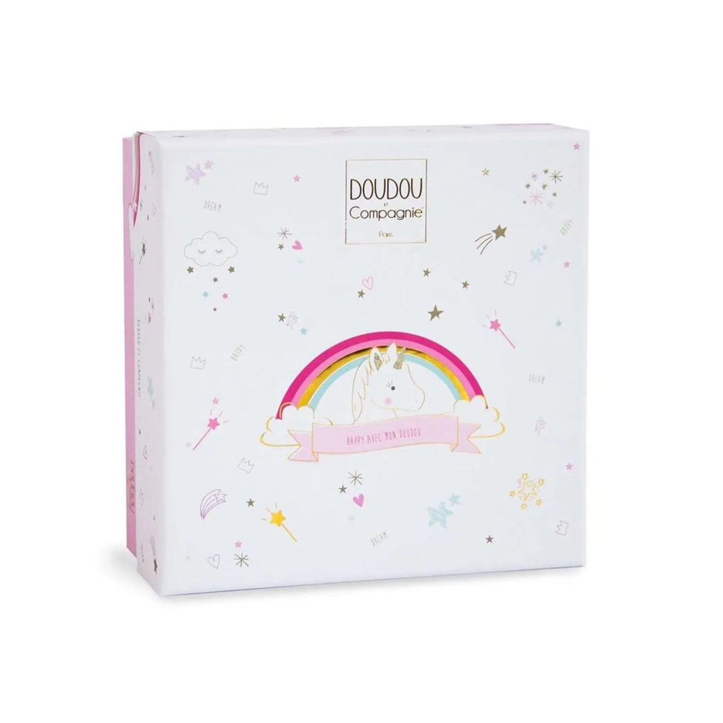 Doudou & Compagnie Doudou Lucie la licorne 20 cm