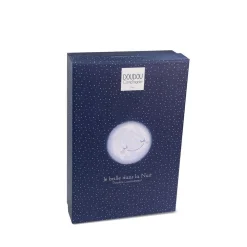 Doudou & Compagnie Doudou Ours Clair de lune Blanc 26 cm