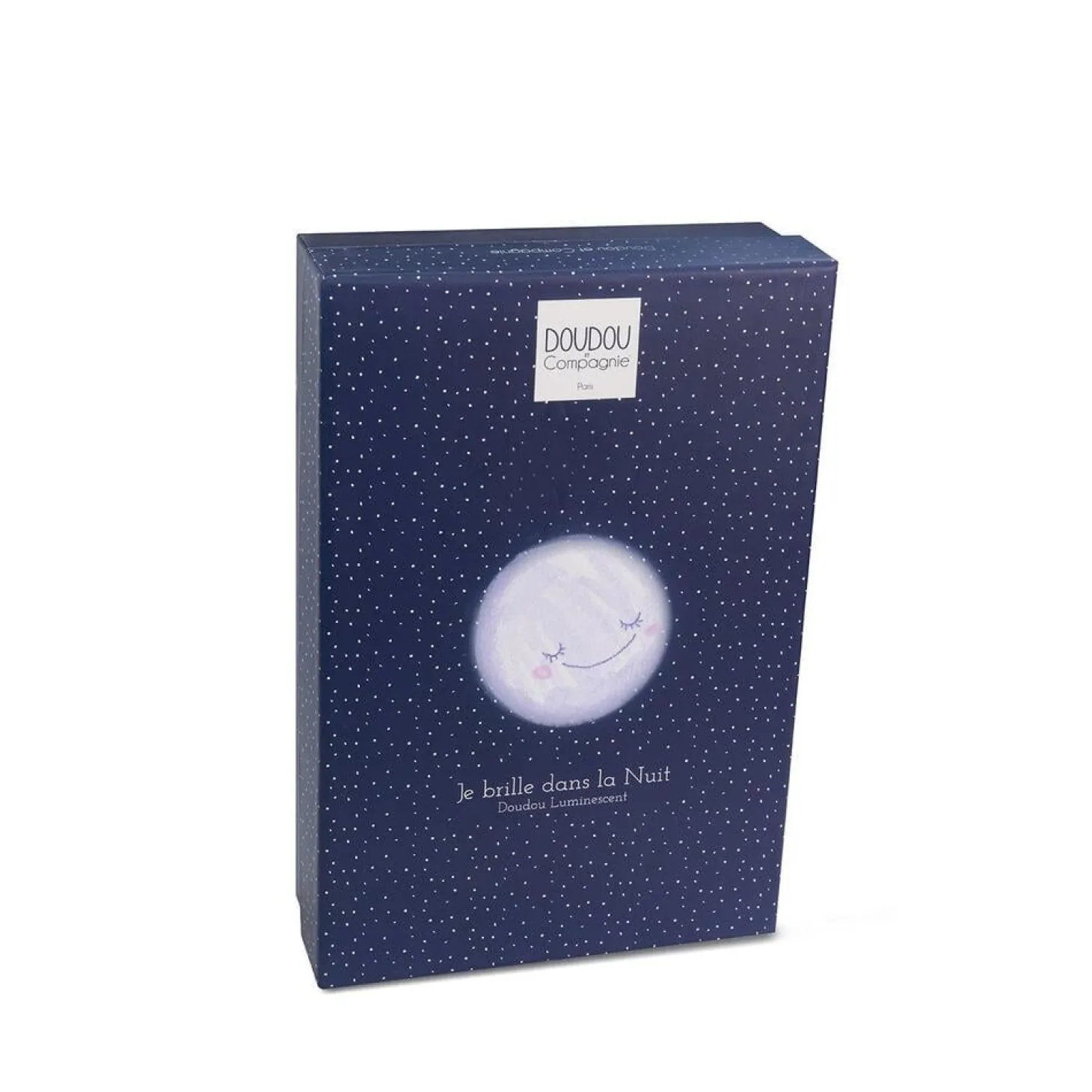 Doudou & Compagnie Doudou Ours Clair de lune Blanc 26 cm