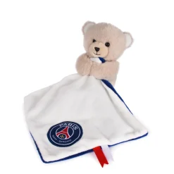 Doudou & Compagnie Doudou Pantin Ours PSG Blanc