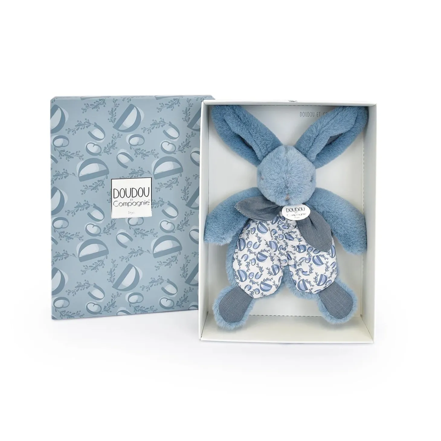 Doudou & Compagnie Doudou petit lapin Bleu