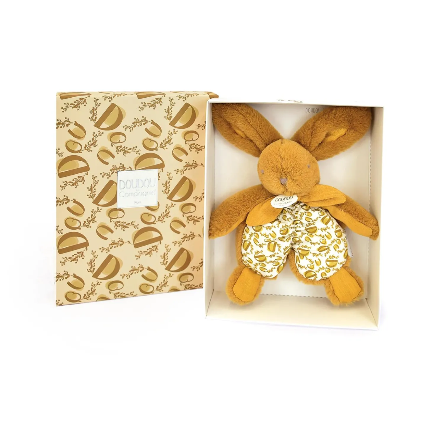 Doudou & Compagnie Doudou petit lapin Jaune