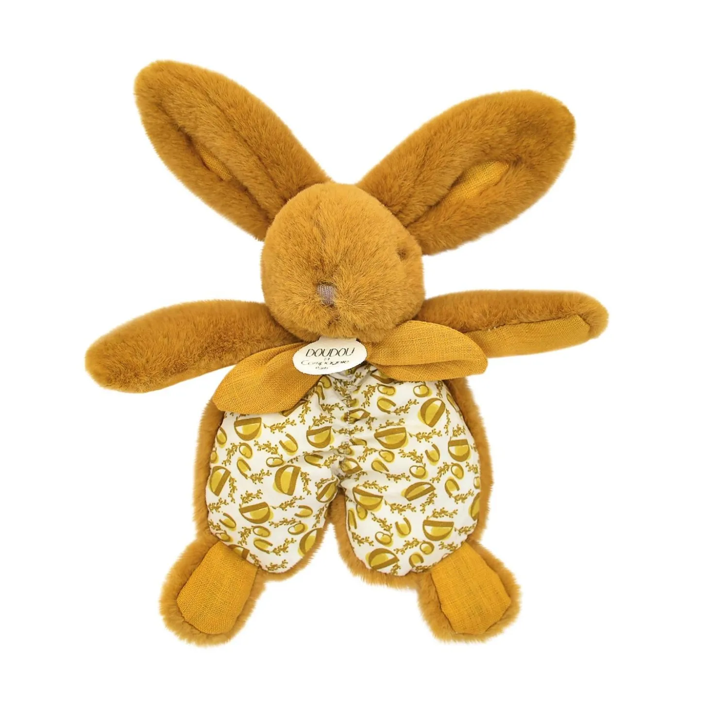 Doudou & Compagnie Doudou petit lapin Jaune
