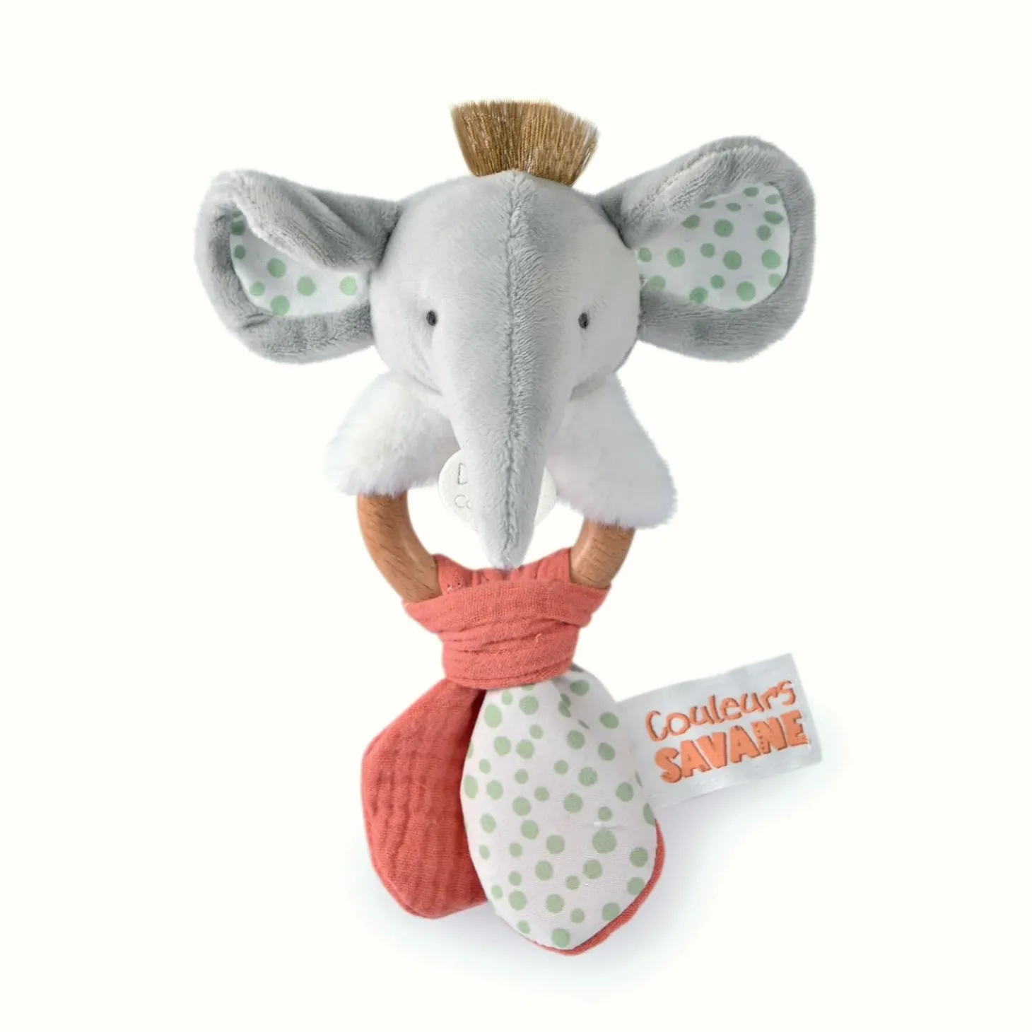 Doudou & Compagnie Hochet Elephant 15 cm