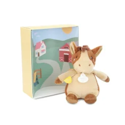 Doudou & Compagnie                    Les Doudous de la ferme avec boites sonores    Multicolore            17 cm