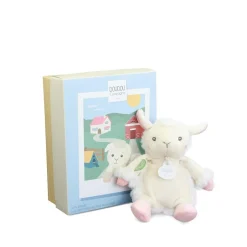 Doudou & Compagnie                    Les Doudous de la ferme avec boites sonores    Multicolore            17 cm