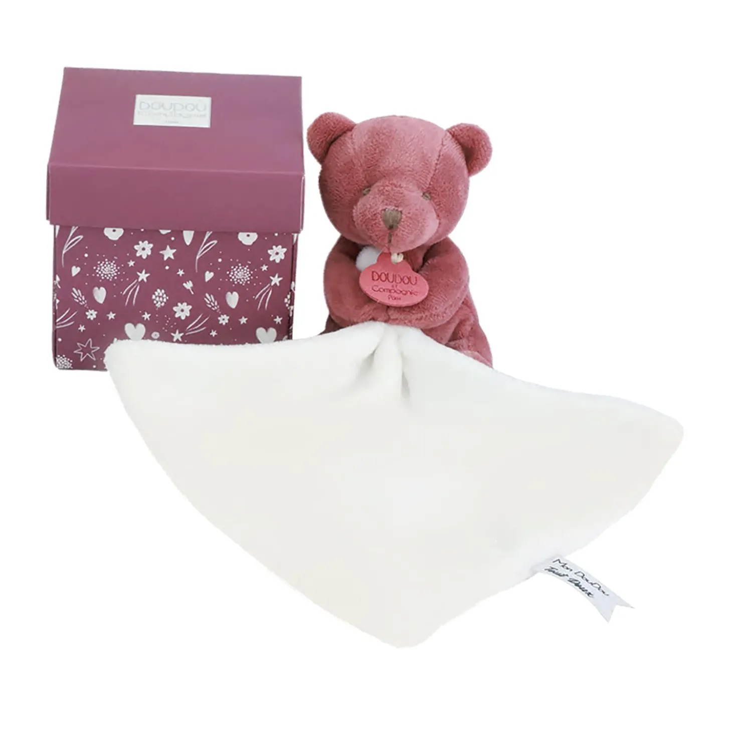 Doudou & Compagnie Mon petit ourson assortis par 8 Multicolore 10 cm