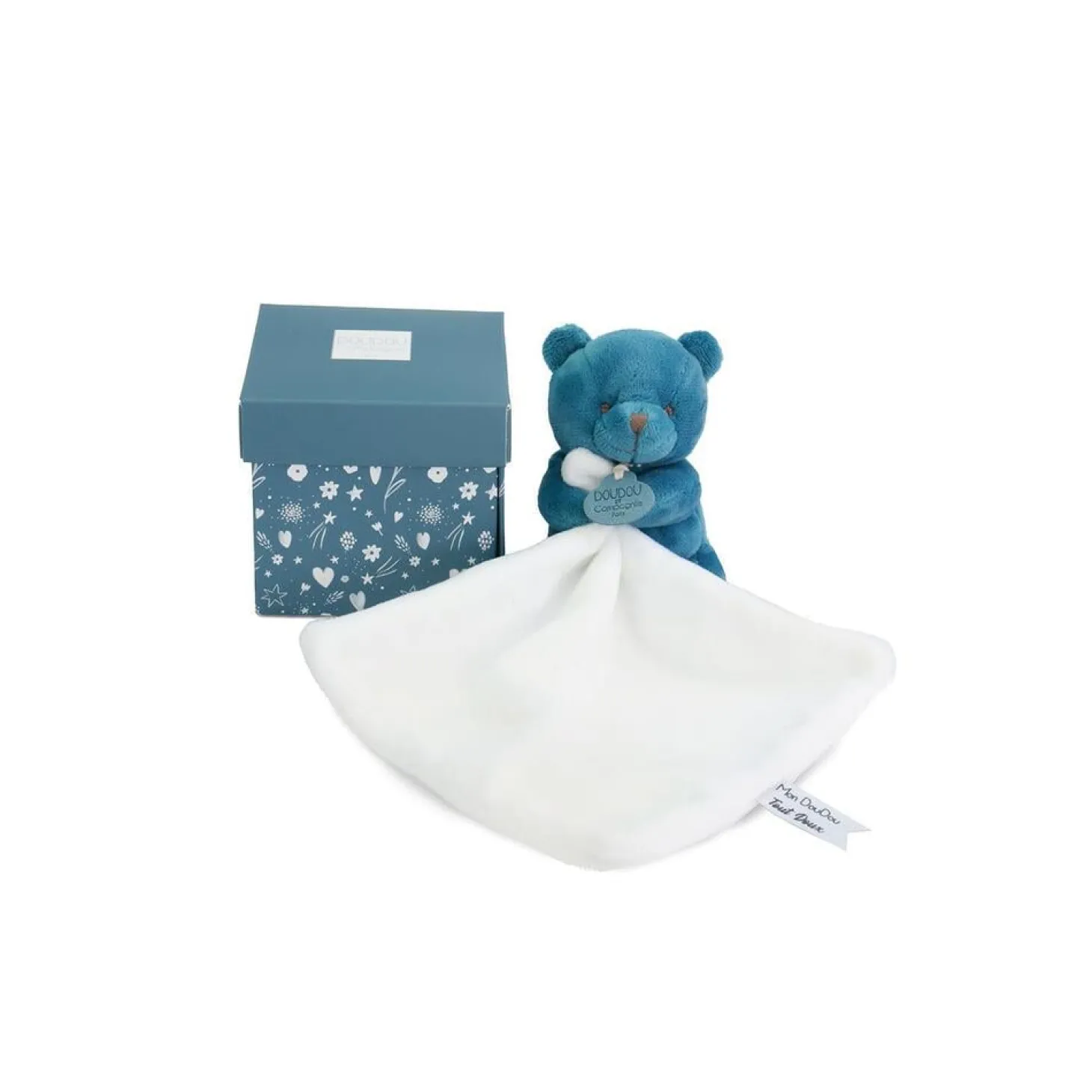 Doudou & Compagnie Mon petit ourson assortis par 8 Multicolore 10 cm