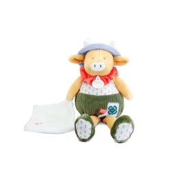 Doudou & Compagnie Pantin avec doudou Aneth La vache Multicolore 28 cm