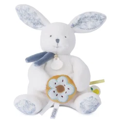 Doudou & Compagnie                    Pantin avec donut Lapin Coeur Ocean    Blanc