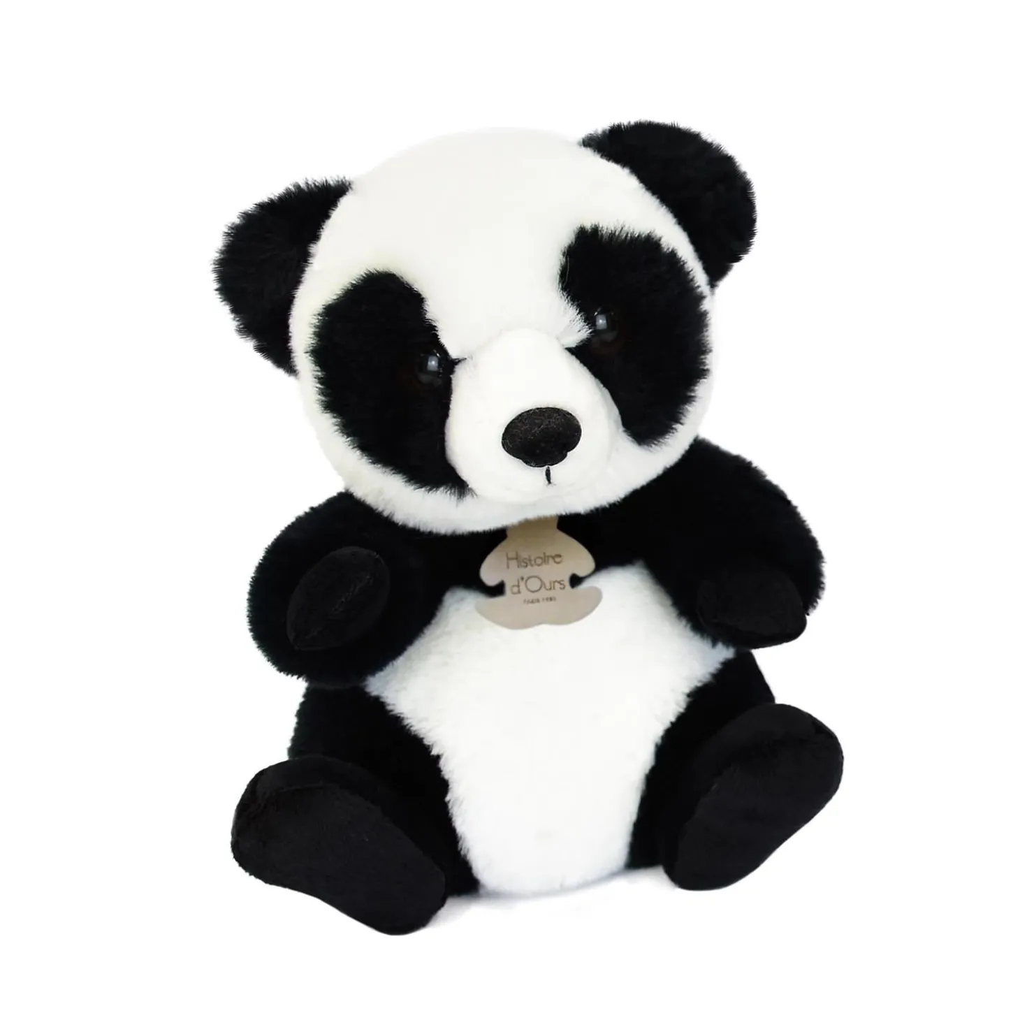 Doudou & Compagnie Peluche les doux stretch Panda Blanc