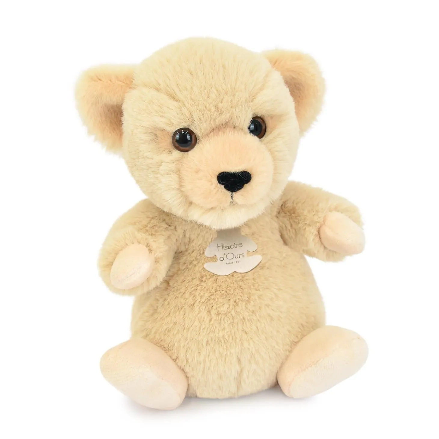 Doudou & Compagnie Peluche les doux stretch Lionceau Beige