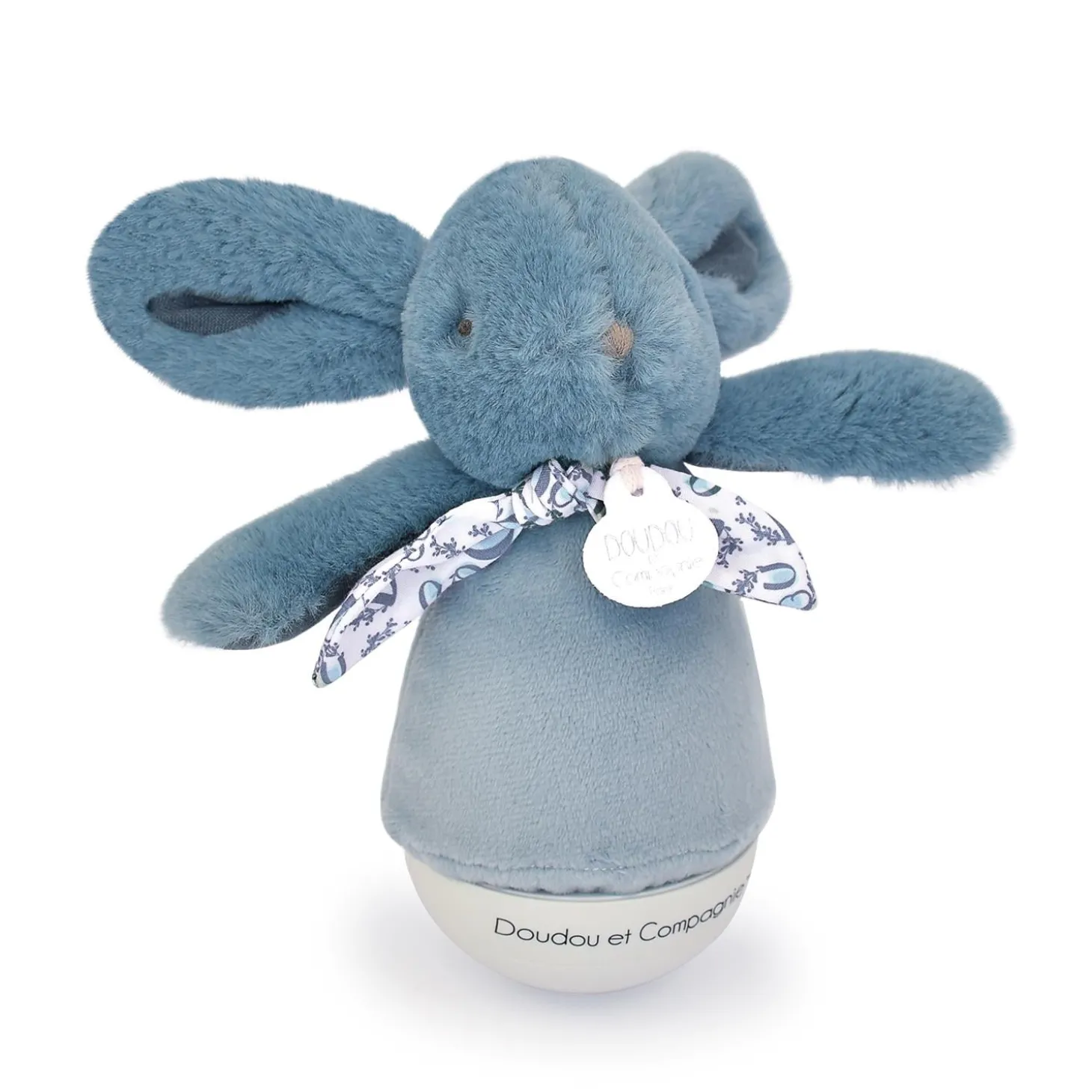 Doudou & Compagnie Peluche musicale Lapin Culbuto Bleu
