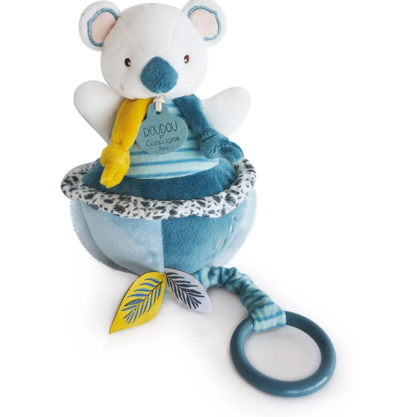 Doudou & Compagnie Peluche musicale Yoca le Koala Blanc 20 cm