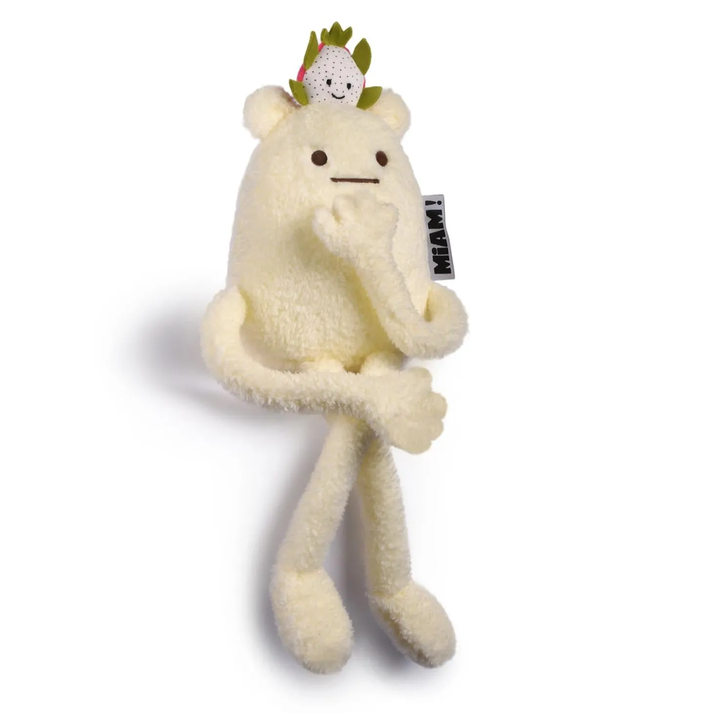 Doudou & Compagnie Peluche No name Miam Blanc fruit du dragon 40 cm