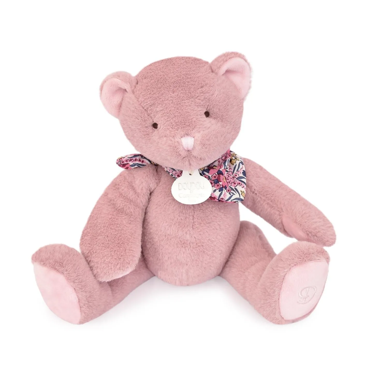 Doudou & Compagnie Peluche Ourson Rose