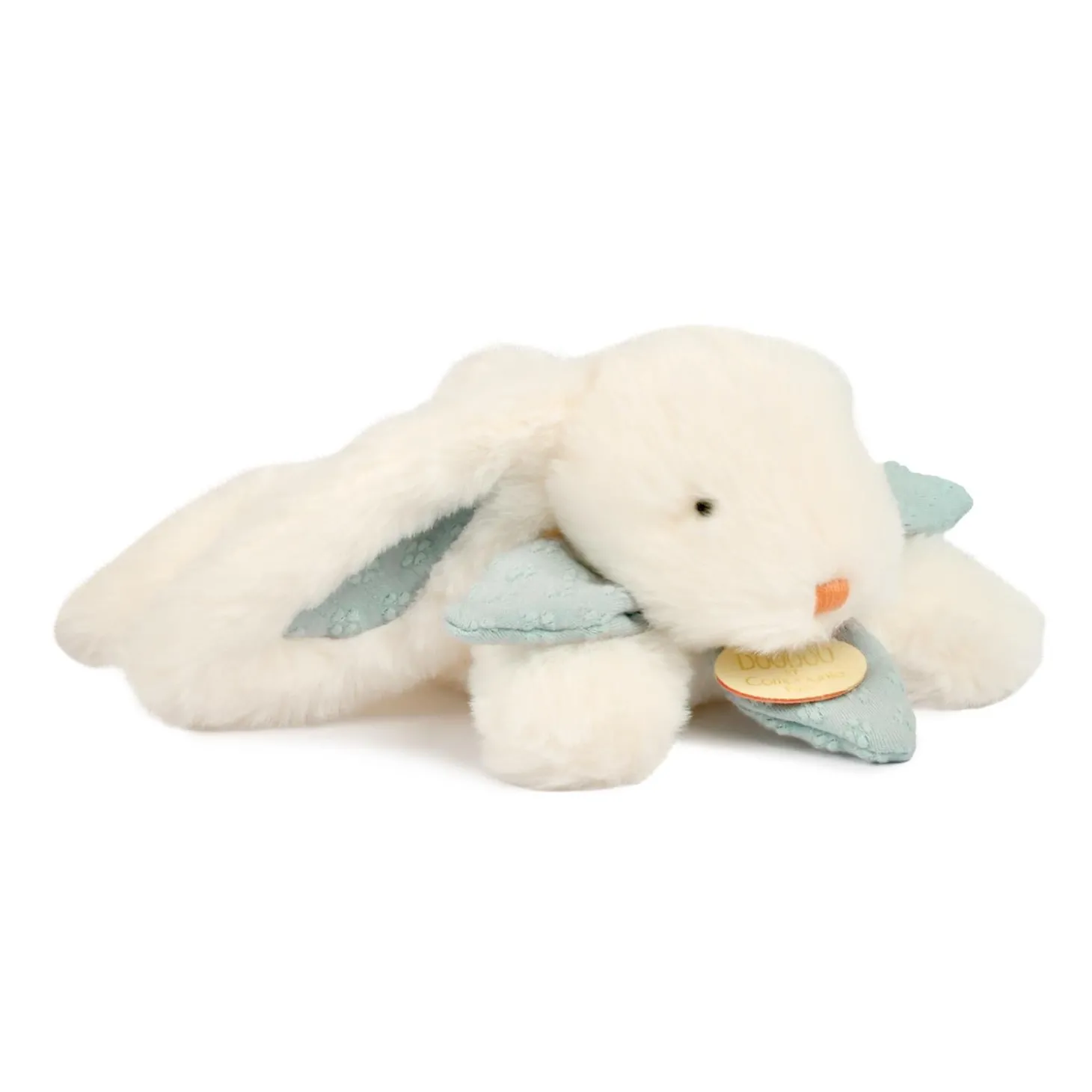 Doudou & Compagnie Peluche Pantin Lapin Bonbon Bleu Gris