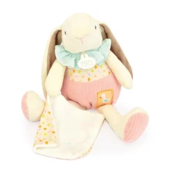 Doudou & Compagnie                    Peluche pantin lapin ciboulette    Rose