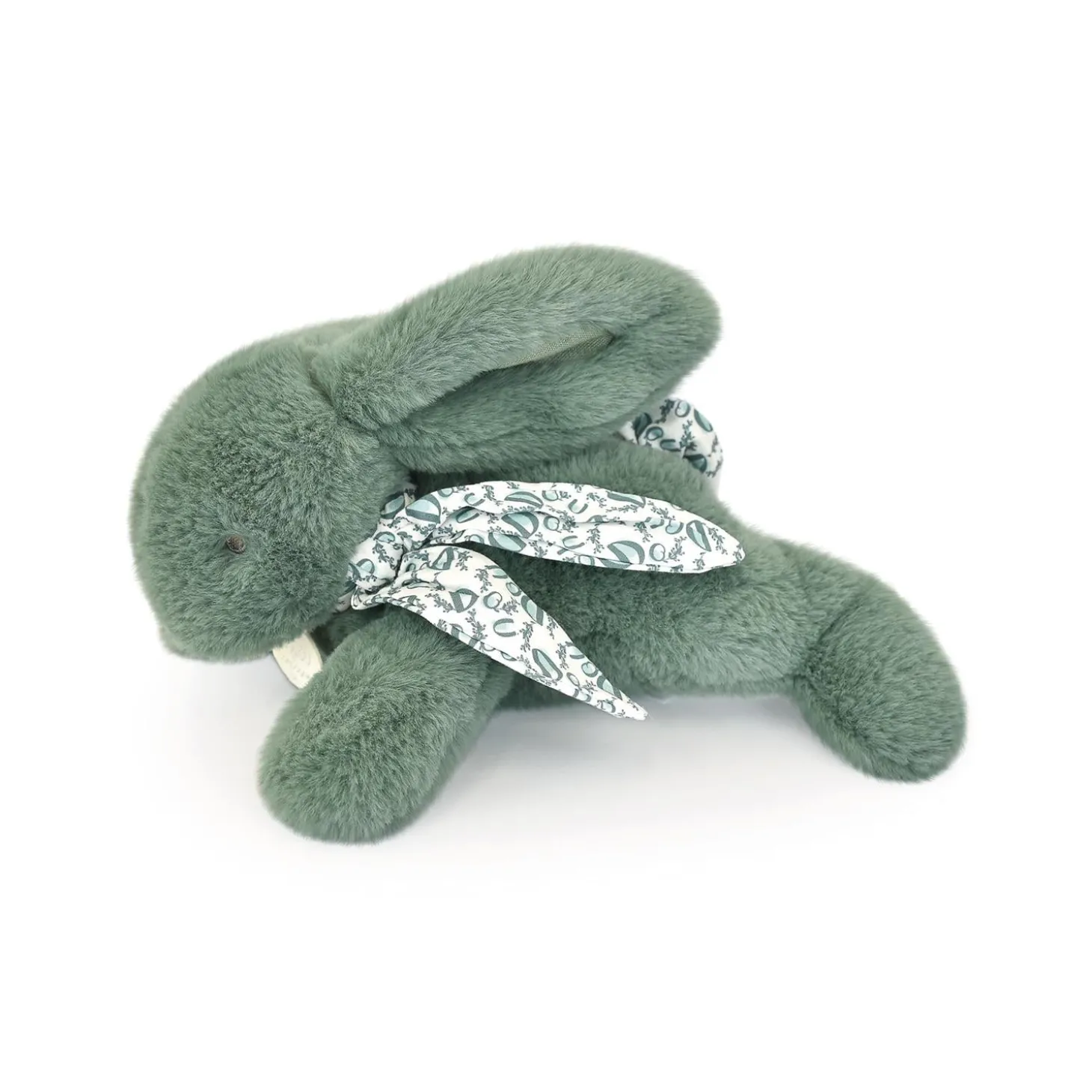 Doudou & Compagnie Peluche petit lapin pantin Vert