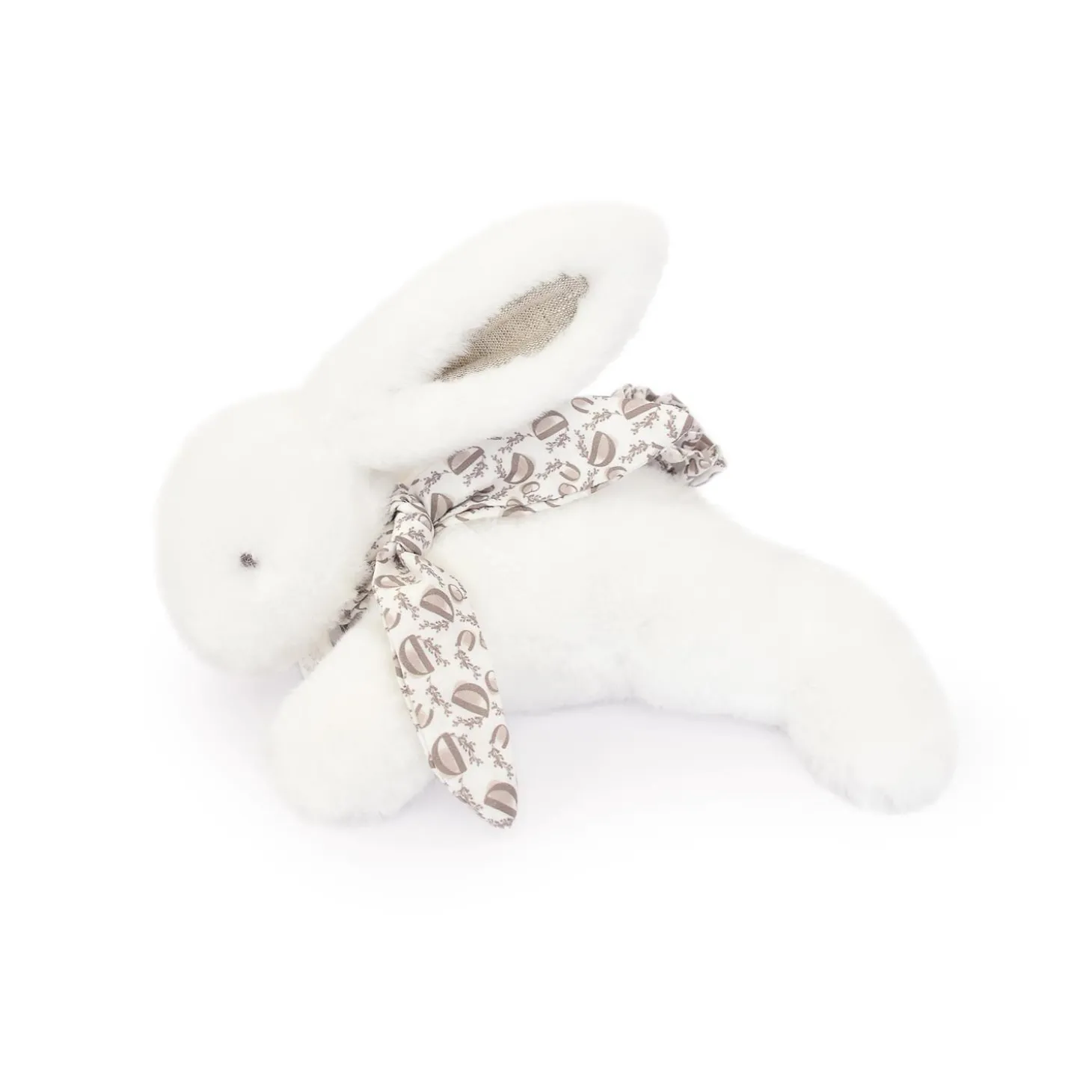 Doudou & Compagnie Peluche petit lapin pantin Blanc