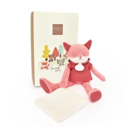 Doudou & Compagnie                    Peluche Sweety renard    Rose