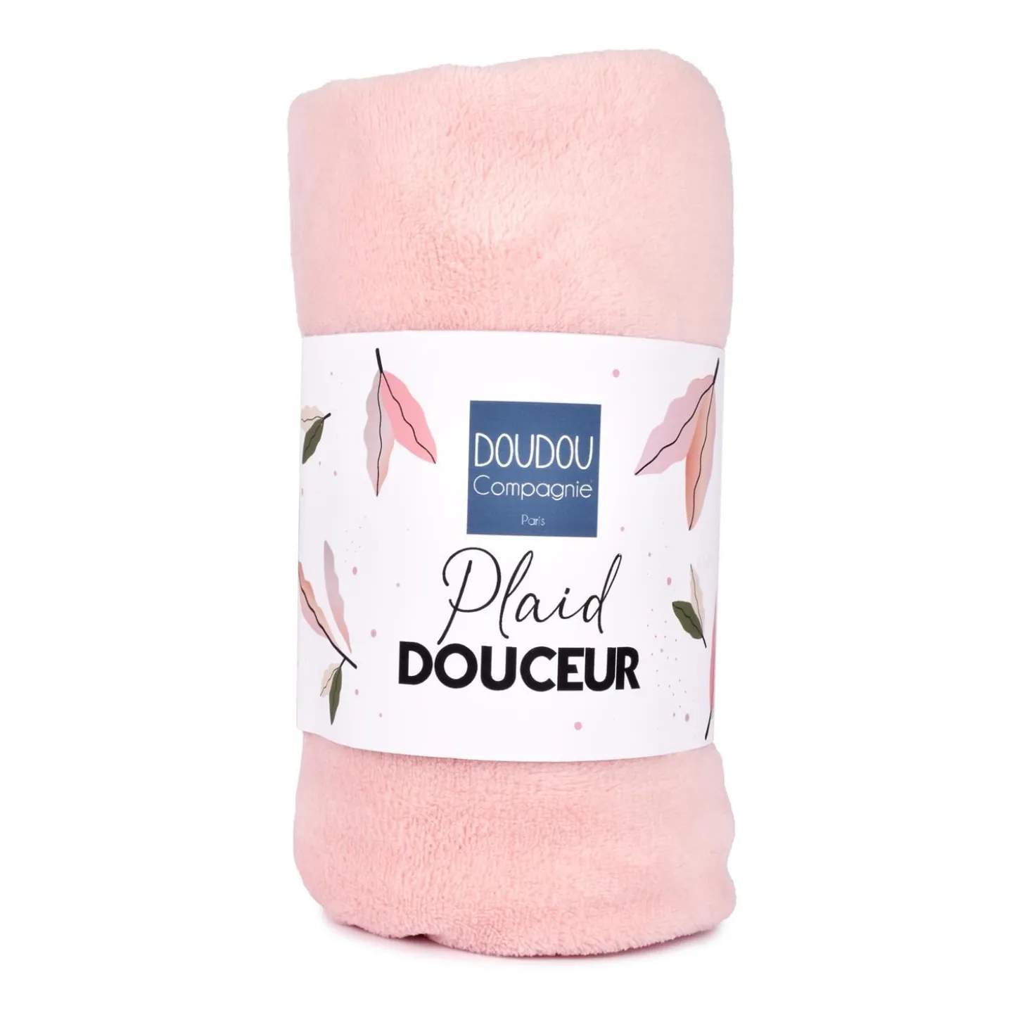 Doudou & Compagnie Plaid douceur Rose 70x100 cm